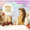 Sewing Notions & Tools Bead Spinner Manual Fast Beader Connection Jewelry Making Holder Crafts Wooden String Bracelet Too M3Q3