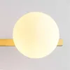 ウォールランプアメリカンミラーガラスボールランプシェードゴールドLEDバスルームSconce照明器具バーノルディックホーム装飾ランディアラスライト