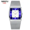 Nibosi Business Style décontracté étudiants cwp montre calendrier Quartz hommes montres en acier inoxydable maille bracelet montres