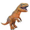 Nadmuchiwany Dorosły T Rex Costume Dinozaur Kostiumy Blow Up Fancy Dress Mascot Party Cosplay Costume Dla Mężczyzn Kobiety Dino Cartoon Y0827