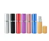 2021 NEW Perfume Bottle 5ml Aluminium Anodized Compact Perfume Aftershave Atomiser Atomizer Fragrance Glass Scent-Bottle