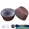 100 Pz / pacco Torta Muffin Cupcake Bicchieri di carta Scatola per torta Fodera per cupcake Cucina Accessori per utensili da forno Stampo per torta Scatole per muffin di piccole dimensioni Prezzo di fabbrica design esperto Qualità