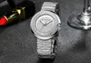 女性のファッションカジュアルアナログクォーツ時計クレジュ女性ダイヤモンドクリスタルブレスレット腕時計フェミニーノギフトクロック210517