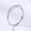 Kuololit 100 % naturlig moissanite Topaz Ädelstensring för kvinnor Solid 925 Sterling Silver Bröllopsband Presenter Fina smycken