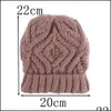 Beanie / SKL Caps hattar hattar, halsdukar handskar mode aessories vinter kvinnor hatt höst handgjord kvinnlig varm keps knitted beanie kvinna bonnet f
