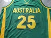Chen37 rara maglia da basket uomo gioventù donna vintage Simmons Australia taglia S-5XL personalizzata con qualsiasi nome o numero