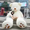 Urso de pelúcia enorme americano gigante urso pele casaco de pelúcia boa qualidade fábrica brinquedos macios para meninas 2109185832583