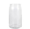 Sublimatie Glass Beer Mokken met Bamboe Deksel Stro DIY Blanks Frosted Clear Can Gevormde Tumblers Cups Warmteoverdracht 15oz Cocktail Iced Coffee Whiskey Bril Wll1256