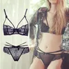 Sexy Set France New Young Young Sexy Bra Braage Lace Linge Lingerie Borderie Lingerie para Mulheres Ultrathin Brassiere White Gaze L2304