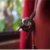 Luxury Fragrance Diffuser Creative Airborne Division Air Freshener Genuine Leather Strap Hanging Car Perfume