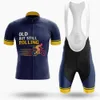 2024 Oude Maar Nog Rollende Fiets Jersey MTB mountainbike Kleding Mannen Korte Set Ropa Ciclismo Fietskleding Maillot Culotte