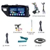 Navigering GPS Car Radio Video Player Android Multimedia Octa-Core-Head-Unit för Toyota Hilux 2016-2018 Rhd
