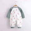 Baby Suit born Clothes Autumn Cotton Long-Sleeved Girl Boneless Rompers toddler girl Spring clothes 220106