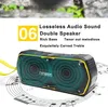 W-King Waterproof Bluetooth Speaker with phone charger Portable Wireless Outdoor Loudspeakers TF Card AUX in with 4000mAh Power Bank For Cell Phones Wking S9