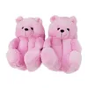 3D Teddy Dog Women Plush Slippers Winter Warm Soft Sole Shoes Men Par Home Ladies Indoor Bedroom Slip On Fur Slides Y0902