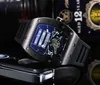 2020 hommes montre montre de luxe noir couleur bracelet en Silicone créateur de mode montre Sport Quartz analogique horloge Relogio Masculino