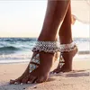 Anklets seksowne kostki kobiety boso sandałowy łańcuch stóp osobowość dziewczęta plaż Summer Roya22