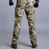 Haai huid softshell tactische militaire camouflage broek mannen winter leger waterdicht warm jogger camo fleece rechte broek mannelijke 210518