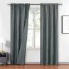 TopFinel Blackout Curtain do salonu Prostota Sypialnia Kuchnia Gotowy Żaluzje Nowoczesna geometria Solid Color Nordic Drap 210712