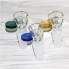 Herb Slide Glass Bowls 2 w 1 14mm 18mm Filtr Filtr Miska do Bongs Reclaim Ash Catcher Akcesoria