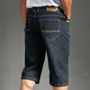 Mäns Denim Shorts Summer Breeches Bomull Bermuda Man Stor Storlek Halvbyxa Svart Sträcka Casual Knee Längd Jean Men Short 210518