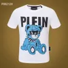 Plein Bear TシャツメンズデザイナーTシャツブランド服ラインストーンスカルメンTシャツクラシック高品質ヒップホップストリートウェアTシャツカジュアルトップティーPB 11307