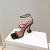 캐주얼 디자이너 섹시한 아가씨 패션 여성 신발 크리스탈 스트라미 엿봄 발가락 Stiletto 스트리퍼 하이힐 Zapatos Mujer Prom 저녁