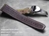 Watch Bands 20mm 21 mm 22 mm Stil Echtes Lederband Schwarz Blau Retro Brown Uhrenband für Bay Series248J