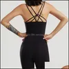 Oefening atletisch outdoor kleding outdoor gym kleding kruis terug vrouwen actieve slijtage sport beha gevoerde yoga push up sexy schoonheid crop top f