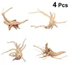 4pcs Aquarium Decorations Natural Branch Driftwood for Fish Tank Decoration Ornaments Y200922292v