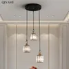 Kolye lambalar Led Modern Işıklar İskandinav tarzı armatürler Yaşam Yemek Odası Mutfak Koridoru Koridor Aydınlatma Armatürü Kristal