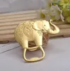 Kreativa bröllop favoriserar och gåvor Lucky Golden Elephant Bottle Opener Party levererar till gäst