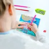 5D Diamond Painting Kit for Kids Beginner DIY Full Drill Art and Crafts Home Wall Decoration 15*15cm KDJK2106