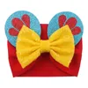 15685 Europa Neonate Big Bow Fascia Bambini Cartoon Paillettes Bowknot Hairband Bambini Turbante Bandane Fascia per la testa