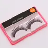 Falska ögonfransar Handgjorda Naturliga Lång Curl Tjock Mjuk Fake Eye Lash Extensions Flair Svart Färg Eyelash Terrier Strip Lashes 058