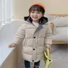 Manteau en duvet de coton pour enfants, garçons et filles, Parka rembourrée, nouveau Style, vestes longues et chaudes, épaisses, vêtements d'extérieur, automne et hiver