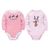 Rompers 2021 Unisexe 2PCS Baby Girl Vêtements Coton Body Bodysuits Born Garçon Dessin animé Imprimer Girls Vêtements Ropa