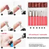 Équipement professionnel pour Nail Art, soins des doigts et des orteils, perceuse électrique pour ongles, Kit de manucure et pédicure avec bandes de ponçage Prud22