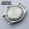 40mm silver sterilt fodral Sapphire Glass Fit ETA 2836 Miyota 8205 8215 821A Mingzhu DG2813 3804 Seagull 1612 Movement237Q