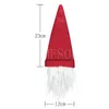 Christmas Wine Fles Cover Handgemaakte Home Party Decoratie Gnomes Champagn Toppers voor Kerstmis Nieuwjaar Geschenken DD279