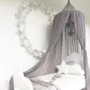 Baby Bed Calopy Bedcover Round Mosquito Net Curtain Pościel Dome Namiot Dekoracje Dla Dzieci Dekoracje Dekoracje Dekoracji Toddler Niemowlę ściąga