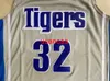 Maglia da basket Memphi Tigers # 32 James Wiseman College All Stitched Black Blue Grey drop Maglie S-2XL