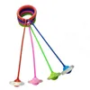 Jeux de plein air LED couleurs aléatoires, balle sautante clignotante, jouet amusant pour enfants, mouvement sportif, saut de cheville, balle rebondissante rotative