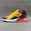 Air Max 270 27c 고품질 새로운 스웨이드 쿠션 캐주얼 야외 산책 신발 남자 여자 저렴한 패션 신발 사이즈 36-46 무료 배송