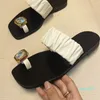 Yaz çok yönlü sandalet yeni peri rüzgar deri yumuşak soled ayaklar cömert elmas patlama düz kadın ayakkabı 6635