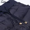 Inverno aquecer calças mulheres plus size calças pretas causal para mulheres pato espesso 210514