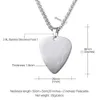 U7 StainlSteel Guitar Pick Necklace Pick Pendant Music Lover Musician's Gift for Guitar Player P1191 X0707327m