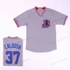 Nikivip Custom Bull Durham #8 Crash Davis #37 Ebby Laloosh Movie Baseball koszulka baseball