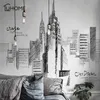 Black Retro Grande Cidade Alta Edifícios Edifícios De Parede Adesivos De Parede PVC DIY Mural Arte Para Sofá Sofá Decoração Do Sofá Decalque 3Size 210929