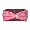 Floral print Cross Tie Headbands Gym Sports Yoga Stretch Sport wrap Hairband for women men fashion will and andy white red blue